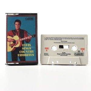 Elvis Sings Country Favorites (Cassette Tape, 1983, Reader's Digest) RDS-242-1/1
